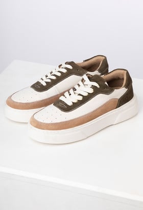 Ladies Leather Trainers