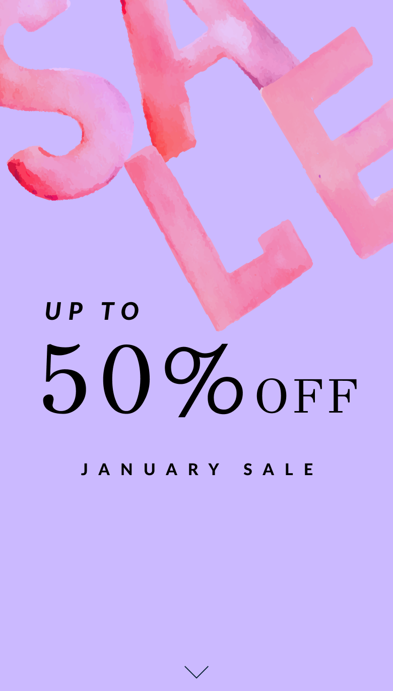 January Sale Mobile Image - Shop January
