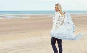 Ladies Printed Floaty Scarf